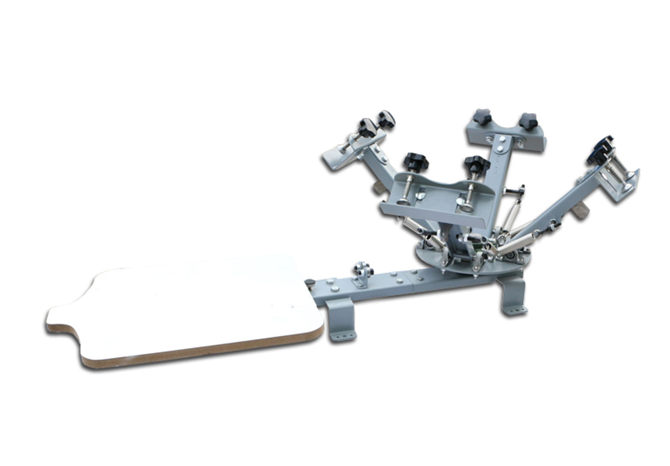 MK-T411A 4 Color 1 Station Desktop Screen Printing Machine | Screen Printing Machine Manufacturer