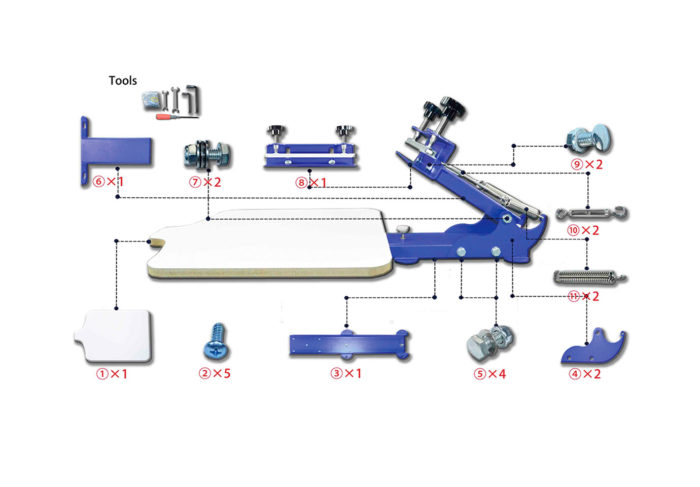 MK-T11A One Color Screen Printing Machine | Screen Printing Machine Manufacturer