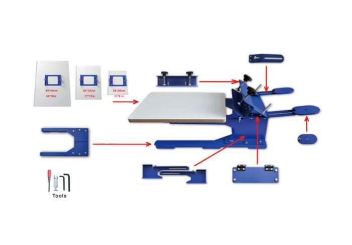 MK-T11FG three pallets one color screen printing machine | Screen Printing Machine Manufacturer