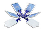 MK-T421B 4 color 2 station desktop screen printing machine | Screen Printing Machine Manufacturer