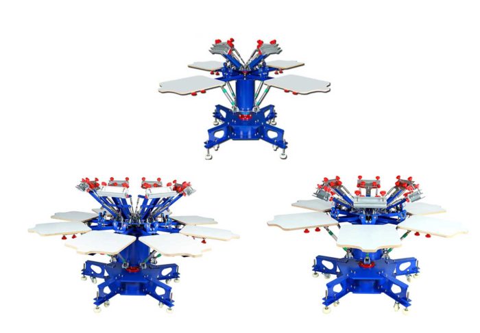 E type Multi color Screen Printing Machine