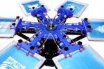 MK-F662D enhanced precise micro adjust six color six station double wheel overprinting screen printing machine | Screen Printing Machine Manufacturer