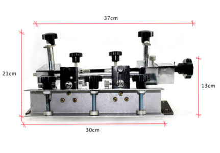 MK103 1 color 3 station micro-adjustable screen printing machine