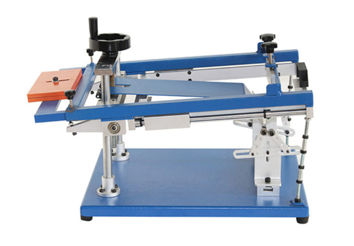 MK202-M Manual cylindrical round silk screen printer | Screen Printing Machine Manufacturer
