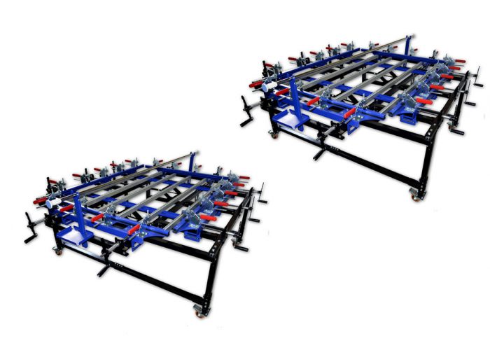 MK-1215-24N Clamp Type Manual Screen Stretcher | Screen Printing Machine Manufacturer