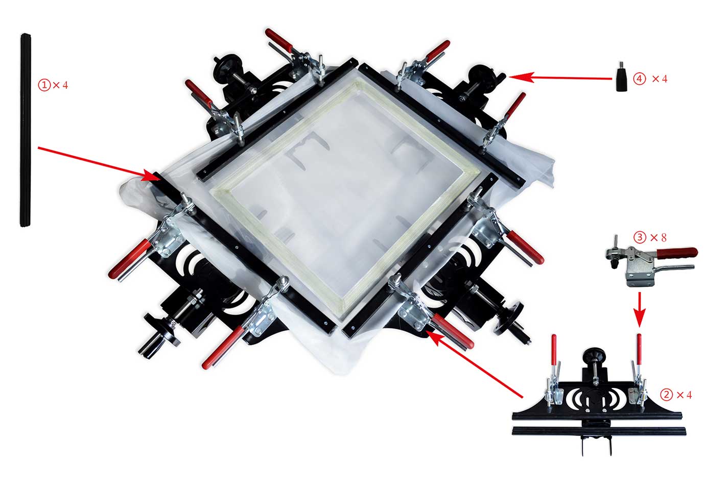 MK-MS6060 Manual screen stretcher | Screen Printing Machine Manufacturer