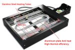 MK-F40404 -110V- 1600W(220) four platform floor type rotary dryer | Screen Printing Machine Manufacturer
