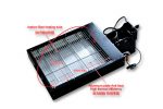 MK-FUCF40404-1600W Photoeletric control rotary four platform carbon fiber dryer | Screen Printing Machine Manufacturer