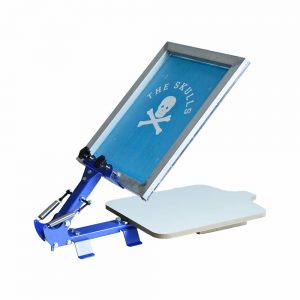 1 Color 1 Station Manual Silk Screen Printing Press for T shirt