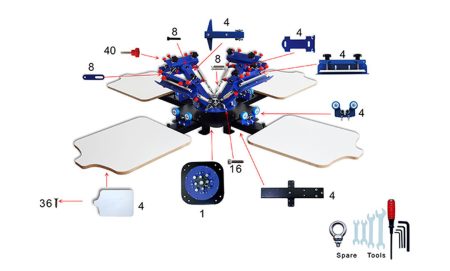 How Much Does a 4 Color Screen Printing Machine Cost in India?