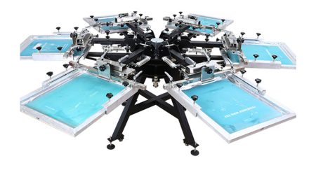 Best 6 Color Manual Screen Printing Machine – Perfect for Custom Prints