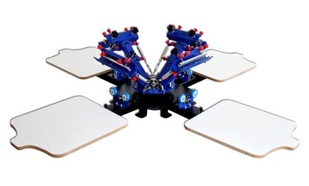 Fast & Reliable Lick 4-Color Screen Printing Machine for T-Shirt Printing