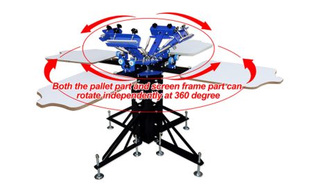 Best 4 Color Silk Screen Printing Machine for T-Shirts, Bags & More