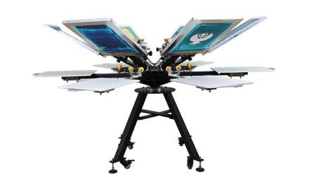 6 Color T-Shirt Screen Printing Machine for Sharp and Durable Prints