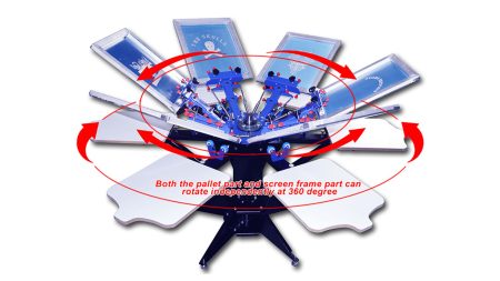6 color automatic screen printing machine workhorse Best Chinese Wholesalers