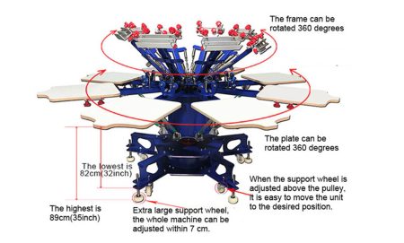 Heavy-Duty Screen Printing Press Machines for Professional Use