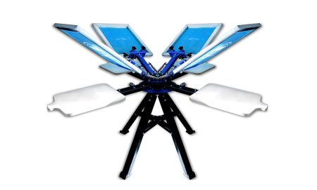 Precision Meets Productivity in This 8×8 T-Shirt Screen Printing Unit